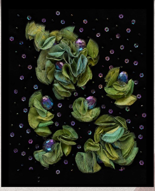 Repurposed Fabric Florals