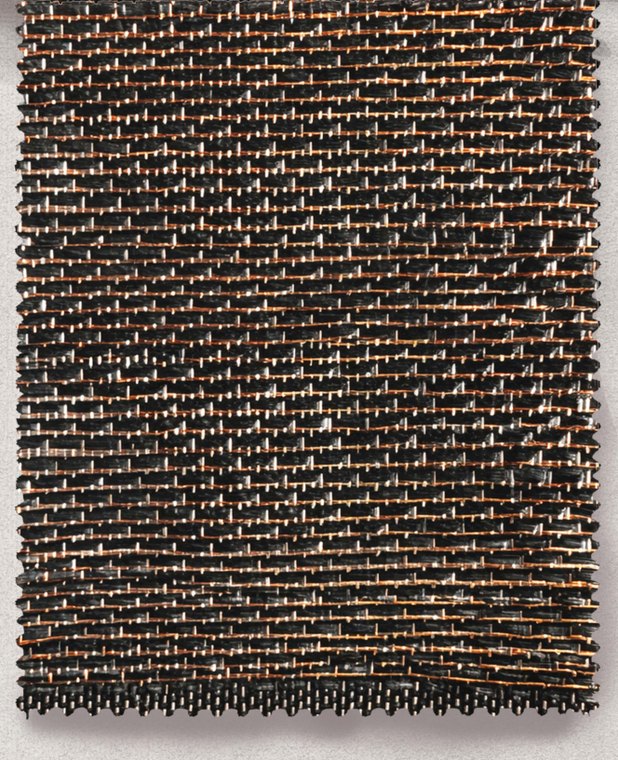 Copper-Raffia-Cotton Twill Weave — Pattern 4