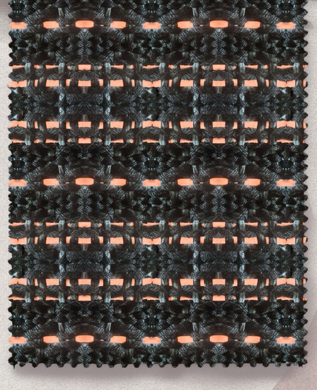 Copper-Sheet Stripes Weave — Pattern 6