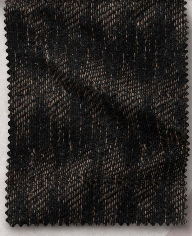 Bleached Warp Twill (3–1) Weave