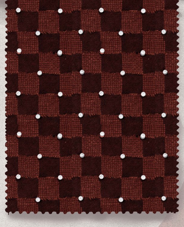 Fabric Weave with Stonework