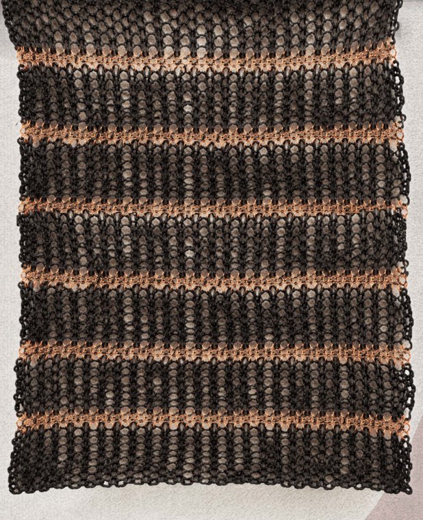Copper-Cotton Knit — Pattern 1