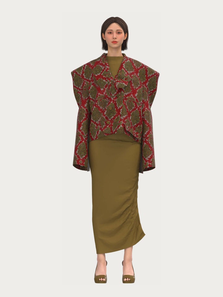 Snakeskin Bead Weaving — CLO 3D Rendering