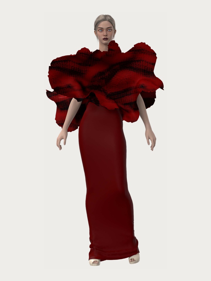 Mouldable Wire Weave — CLO 3D Rendering
