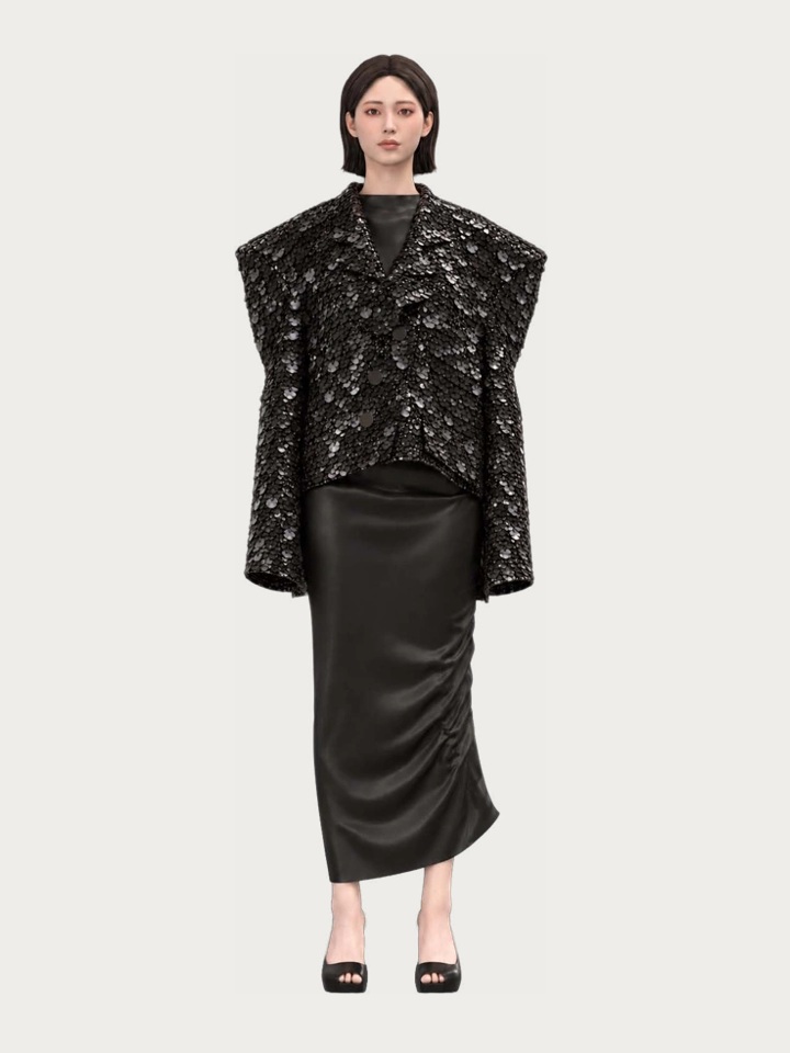 Sequin Crochet — CLO 3D Rendering